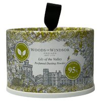 Woods of Windsor Lily of the Valley Dusting Powder 100g With Puff images 1