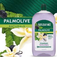 Palmolive Naturals Foaming Hand Wash Vanilla & Berry Refill 1L x 3 images 1