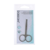 Basicare Toddler Safety Nail Scissors with Stainless Steel Blunt Rounded Tips images 1