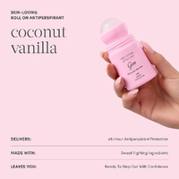 GEM Skin Loving Roll On Deodorant Coconut Vanilla 50mL images 1