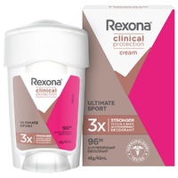 Rexona Clinical Protection Cream Ultimate Sport Antiperspirant Deodorant 45mL images 1