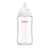 Pigeon SofTouch Glass Bottle 3+ Months 240mL images 1