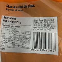 Trolli Sour Mates Gummi Candy 2kg Bulk Bag Sour Chewy Sweets images 1