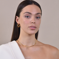 Culturesse Oura Modern Muse Snake Chain Choker images 1