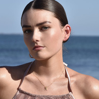Culturesse Gemini Helix Screw Back Earring (Gold Single Piece) images 1