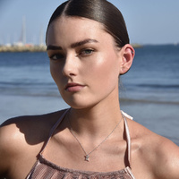 Culturesse Gemini Helix Screw Back Earring (Silver Single Piece) images 1