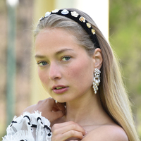 Culturesse Angelica Runway Pearl Splash Earrings (my ears are pierced) images 1