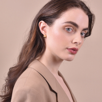 Culturesse Zen Minimal Muse Dainty Huggie Earrings images 1