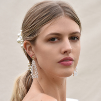 Culturesse Celisse Vintage Pearly Drop Earrings (my ears are not pierced) images 1