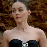 Culturesse Pisces Artisan Zirconia Pavé Stud Earrings (Silver) images 1