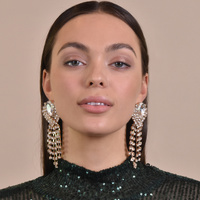 Culturesse Dawn Crystal Diamante Earrings (my ears are not pierced) images 1