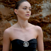 Culturesse Scorpio Artisan Zirconia Pavé Stud Earrings (Silver) images 1