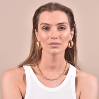 Culturesse Naevia Golden Twists Earrings images 1