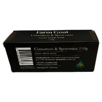 Farm Goat Cinnamon & Spearmint Goat Milk Soap 25% Natural Soap 110g images 1