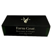 Farm Goat Rosemary & Ginger Goat Milk Soap 25% Natural Soap 110g images 1