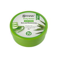 Fennel Aloe Vera Body Butter 200g Vegan Moisturising Skin Cream Bundle Of 6 images 1