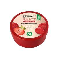 Fennel Strawberry Body Butter 200g Vegan Moisturising Skin Cream Bundle Of 6 images 1