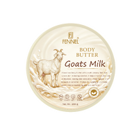 Fennel Goats Milk Body Butter 200g Moisturising Hydrating Skin Cream images 1
