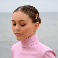 Culturesse Moana Freshwater Pearl Hair Clip images 1