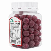 Candy Cottage Musk Drops 250gm Old Fashioned Lollies Sweets images 1