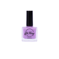 Oh Flossy Childrens Kids 3 Piece Plant Based Nail Polish Set Pink Violet Glitter images 1