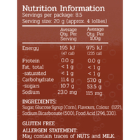 Scott Bros Candy Vintage Fizzy Cola Drops Boiled Sweets Jar 155g Aust Made images 1