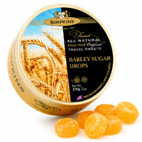 Simpkins Barley Sugar Drops 200g Tin Sweets Candy Lollies images 1