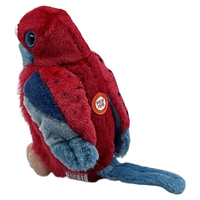 Wild Republic Rosella Bird With Sound Plush Stuffed Animal Toy 18cm images 1