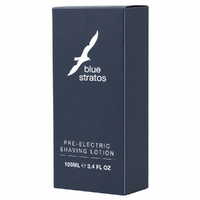 Blue Stratos Pre Electric After Shave Lotion 100ml Smooth Cool Shaving Prep images 2
