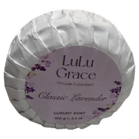 Lulu Grace Lavender Luxury Round Soap 1 x 100g Calming Moisturising Cleanser images 2