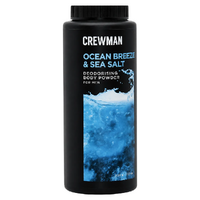 Crewman Ocean Breeze & Sea Salt Body Powder For Men 200g Deodorising images 2