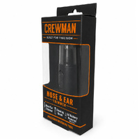 Crewman Nose and Ear Hair Trimmer Battery Powered Grooming Tool with Brush images 2