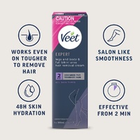 Veet Expert Legs and Body & Full Bikini Hair Removal Cream 100mL images 2