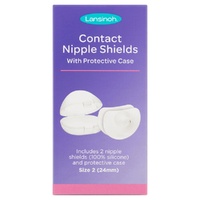 Lansinoh Contact Nipple Shields Size Two, 24mm, Pair images 2