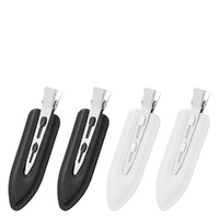 Lady Jayne Multi-Coloured Creaseless Clips Assorted Colours 4 Pack x 3 images 2
