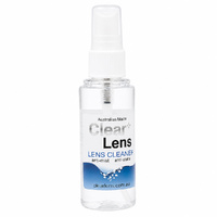 Clear Lens Plastic Eyeglass Glass Spectacle Lens Cleaner Solution 60ml images 2