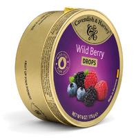 Cavendish & Harvey Wild Berry Drops 175g Tin Sweets C&H Candy Lollies images 2