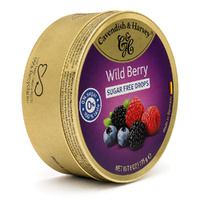 Cavendish & Harvey Tin Sweets 175g Sugar Free Wild Berry images 2