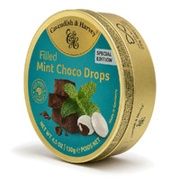 Cavendish & Harvey Filled Mint Choco Drops 130gm images 2