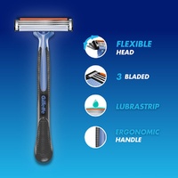 Gillette Blue3 Disposable Shaving Razor 4 Pack images 2