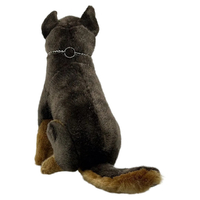 Bocchetta Plush Toys "Basil" Kelpie Dog Stuffed Animal Sitting Medium Basil 28cm images 2