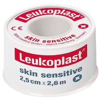 Leuko Leukoplast Skin Sensitive Wide Arch Fixation Medical Tape 2.5cm x 2.6m images 2