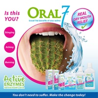 Oral7 Dry Mouth Gum Mild Mint 28g x 10 images 2