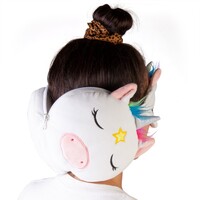 Smoosho's Pals Travel Unicorn Mask & Pillow Plush Accessory images 2