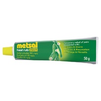 Metsal Heat Rub Cream 50g images 2