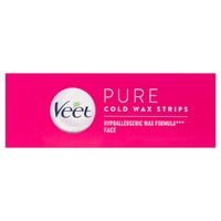 Veet PURE Cold Wax Strips Face Sensitive Skin 20 Pack images 2