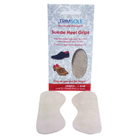 Trimsole Suede Heel Grips Cushioned Non Slip Shoe Inserts Unisex images 2