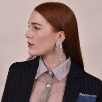 Culturesse Juliet Crystal Diamante Earrings images 2