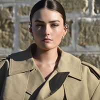 Culturesse Hanako Sculpture Ear Cuff (Silver Single Piece) images 2