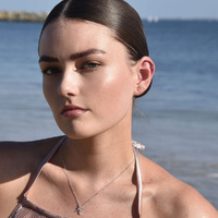 Culturesse Pisces Helix Screw Back Earring (Silver Single Piece) images 2